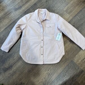 Time & Tru Women Jacket Coat  Cherry Blossom Light Weight Jacket Size M(8-10)